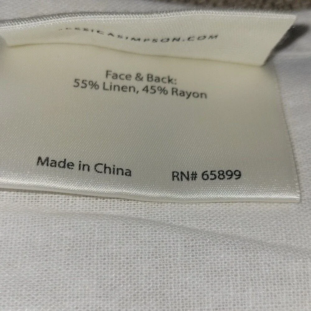 Jessica Simpson Valdivia Euro Sham 26 x 26 Linen Blend Sham Only